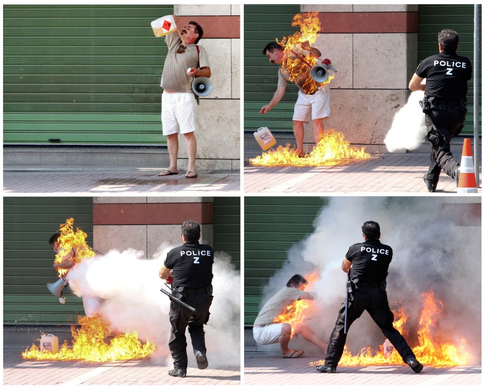 希臘自焚